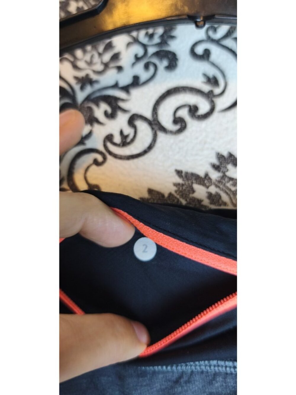 Lululemon Speed Up Short Women Size 2 Charcoal Gray Coral Lined Run Athletic - Picture 5 of 12